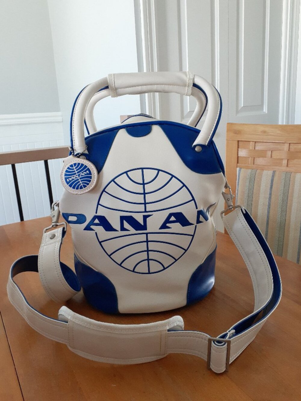 Pan Am Originals 70s Vintage Style Cabin Bag + Shoulder Strap Carry On Luggage